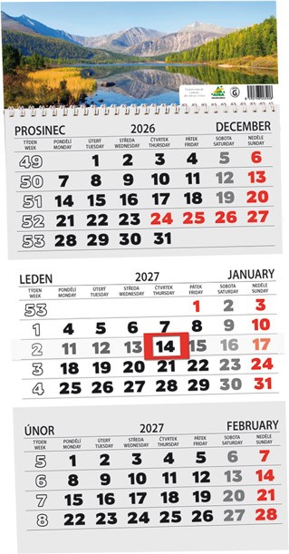 Kalendář 3M 2027