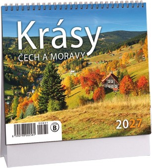 Kalendář Krásy Čech a Moravy mini 2027
