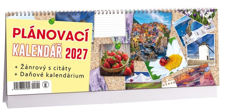 Kalendář Plánovací žánrový s citáty 2027
